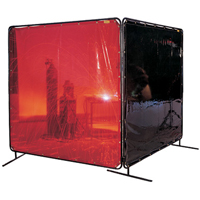 Welding Screen and Frame, Olive, 6' x 6' Pryde Industrial Inc.