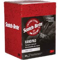 Scotch-Brite 7447 Hand Pads, Aluminum Oxide, 9" x 6", Very Fine Grit Pryde Industrial Inc.