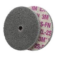 Scotch-Brite EXL Unitized Wheel, 6" x 1/4", 1/4" Arbor, Fine Grit, Aluminum Oxide/Ceramic/Zirconium Pryde Industrial Inc.