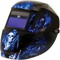 Masque de soudage Carrera ArcOne, 3" lo x 4" la Champ de vision, Teinte 9 - 13, Bleu Pryde Industrial Inc.