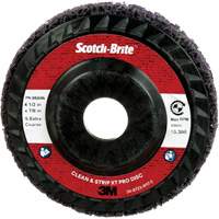 Scotch-Brite Clean and Strip XT Pro Disc XO-DC, 4-1/2" Dia., Extra Coarse Grit, Silicon Carbide Pryde Industrial Inc.