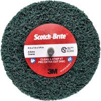 Scotch-Brite Clean and Strip XT Pro Extra Cut Disc XC-DC, 4" Dia., Extra Coarse Grit, Aluminum Oxide Pryde Industrial Inc.