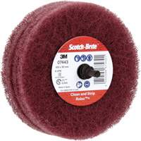 Scotch-Brite Roloc Plus General Purpose Scuffing Wheel, 4" Dia. Pryde Industrial Inc.