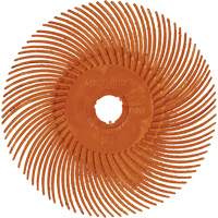 Scotch-Brite Type C Precision Radial Bristle Brush PN-RB, Ceramic, 80+ Grit, 3" Dia. Pryde Industrial Inc.