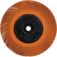 Scotch-Brite Type C Precision Radial Bristle Brush PN-RB with Adapter, Ceramic, 80+ Grit, 6" Dia. Pryde Industrial Inc.