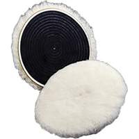 Finesse-it Natural Buffing Pad 82531, 7" Dia., Wool Pryde Industrial Inc.