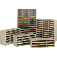 Organisateurs de donn&eacute;es, Stationnaire, 9 fentes, Acier, 33-3/4" la x 11-5/8" p x 10-3/4" h Pryde Industrial Inc.