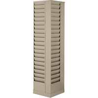 Pr&eacute;sentoirs, Rotatif, 23 fentes, Acier, 14-1/8" la x 14-1/8" p x 66" h Pryde Industrial Inc.