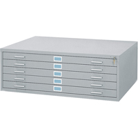 Classeurs en acier pour plans, 5 Tiroirs, 46-3/8" la x 35-3/8" p x 16-1/2" h Pryde Industrial Inc.