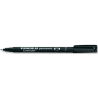 Lumocolor&reg; Permanent Markers, Black, Fine Tip Pryde Industrial Inc.
