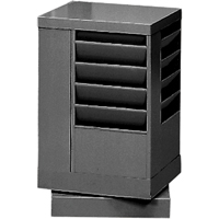 Pr&eacute;sentoirs, Rotatif, 20 fentes, Acier, 14-1/8" la x 14-1/8" p x 21-1/4" h Pryde Industrial Inc.