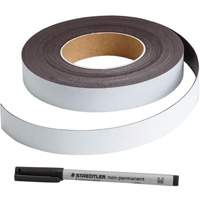 Write-On Magnetic Label, Magnetic, 600" L x 1" W Pryde Industrial Inc.