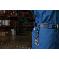 D&eacute;rouleurs de taille moyenne de s&eacute;rie Mid6 #6, Polycarbonate, C&acirc;ble 36", Fixation Agrafe de ceinture Pryde Industrial Inc.