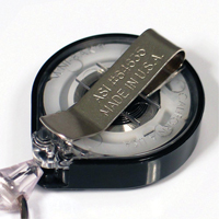Porte-insignes r&eacute;tractables pour carte d'identit&eacute; Mini-Bak, Plastique, C&acirc;ble 36", Fixation Agrafe de ceinture Pryde Industrial Inc.