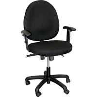 Chaise de dactylo ergonomique avec dossier moyen de s&eacute;rie 900, &agrave; dessin, Ajustable Hauteur, Capacit&eacute; 250 lb Pryde Industrial Inc.