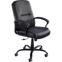 Serenity Big & Tall Chair, Leather, Black, 500 lbs. Capacity Pryde Industrial Inc.