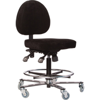 Si&egrave;ges ergonomiques pour le soudage TF180, Su&egrave;de, Noir, Capacit&eacute; 300 lb Pryde Industrial Inc.