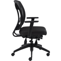 Chaises &agrave; bras Multi-Tilter, Tissu, Charbon, Capacit&eacute; 300 lb Pryde Industrial Inc.
