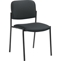 Chaises sans accoudoirs empilables, Tissu, Hauteur 32", Capacit&eacute; 300 lb, Charbon Pryde Industrial Inc.
