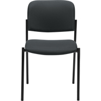 Chaises sans accoudoirs empilables, Tissu, Hauteur 32", Capacit&eacute; 300 lb, Charbon Pryde Industrial Inc.
