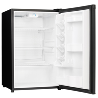 Compact Refrigerator, 32-11/16" H x 20-11/16" W x 20-7/8" D, 4.4 cu. ft. Capacity Pryde Industrial Inc.
