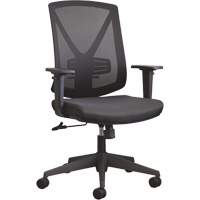 Chaise de bureau Activ A-47 Synchro, Tissu, Noir, Capacit&eacute; 275 lb Pryde Industrial Inc.