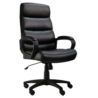 Chaise de bureau Activ s&eacute;rie A-601, Polyur&eacute;thane, Noir, Capacit&eacute; 275 lb Pryde Industrial Inc.
