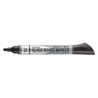 Premium Glass Dry-Erase Markers, Black, Bullet Tip Pryde Industrial Inc.