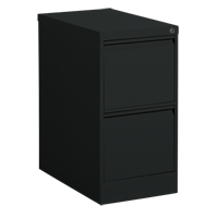 Classeur vertical, Acier, 2 tiroirs, 15-1/7" la x 25" p x 29" h, Noir Pryde Industrial Inc.
