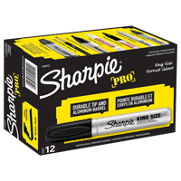 King Size Permanent Marker, Black, Chisel Tip Pryde Industrial Inc.