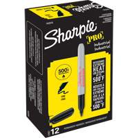 Pro Permanent Marker, Black, Fine Tip Pryde Industrial Inc.