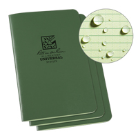 Carnet de notes, Couverture souple, Vert, 48 Pages, 4-5/8" , 7"  Pryde Industrial Inc.