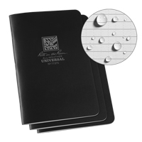 Carnet tout temps, Couverture souple, Noir, 48 Pages, 4-5/8" , 7"  Pryde Industrial Inc.