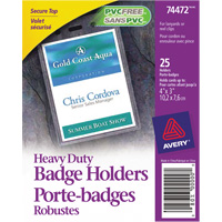 &eacute;tui robuste pour badge Pryde Industrial Inc.