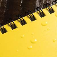 Carnet de notes de poche &agrave; spirale lat&eacute;rale, Couverture souple, Jaune, 64 Pages, 4-5/8" , 7"  Pryde Industrial Inc.