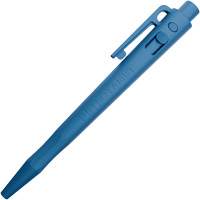 Stylo d&eacute;tectable aux rayons X et par les d&eacute;tecteurs de m&eacute;tal, Bleu, R&eacute;tractable Pryde Industrial Inc.