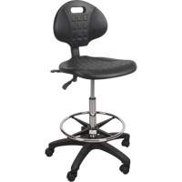 Heavy-Duty Ergonomic Stool, Mobile, Adjustable Height, 250 lbs. Capacity Pryde Industrial Inc.