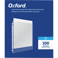 Pochettes prot&egrave;ge-documents anti&eacute;blouissantes gros calibre Oxford Pryde Industrial Inc.