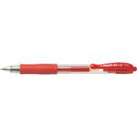 Stylo &agrave; encre gel G2, Rouge, 0,7 mm, R&eacute;tractable Pryde Industrial Inc.