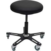 OmniStool Industrial Stool, Mobile, Adjustable, 22-1/2", Vinyl Seat Pryde Industrial Inc.