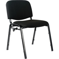 Chaises empilables, Tissu, Hauteur 32", Capacit&eacute; 250 lb, Noir Pryde Industrial Inc.
