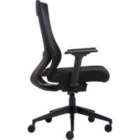 Chaise &agrave; dossier moyen avec m&eacute;canisme &agrave; basculement synchronis&eacute; &agrave; d&eacute;tection de poids , Mailles, Noir Pryde Industrial Inc.