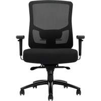 Chaise &agrave; dossier haut avec m&eacute;canisme &agrave; basculement synchronis&eacute; robuste Raven 400, Mailles, Noir, Capacit&eacute; 400 lb Pryde Industrial Inc.
