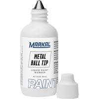 Marqueur Paint-Riter avec pointe en bille m&eacute;tallique, Liquide, Blanc Pryde Industrial Inc.