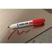 Marqueur Dura-Ink no 55, Rouge, Pointe Ciseau Pryde Industrial Inc.