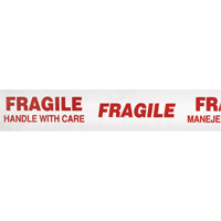 Ruban d'emballage Scotch 3771 avec message, Adh&eacute;sif Thermofusible, 2 mils, 48 mm (1-22/25") x 100 m (328') Pryde Industrial Inc.