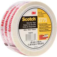 Ruban d'emballage Scotch 3775 avec message, Adh&eacute;sif Thermofusible, 2 mils, 48 mm (1-22/25") x 100 m (328') Pryde Industrial Inc.
