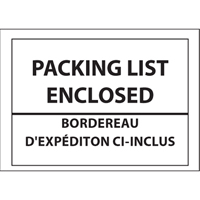 Pochettes pour bordereau d'exp&eacute;dition, 4" lo x 5" la, Style Insertion par l'arri&egrave;re Pryde Industrial Inc.