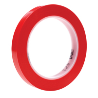 Ruban en vinyle 471, 12 mm (1/2") la x 32,9 m (108') lo, 5,3 mils, Rouge Pryde Industrial Inc.