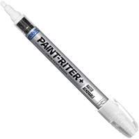 Marqueurs &agrave; la peinture nettoyable &agrave; l'eau Paint-Riter+, Liquide, Blanc Pryde Industrial Inc.